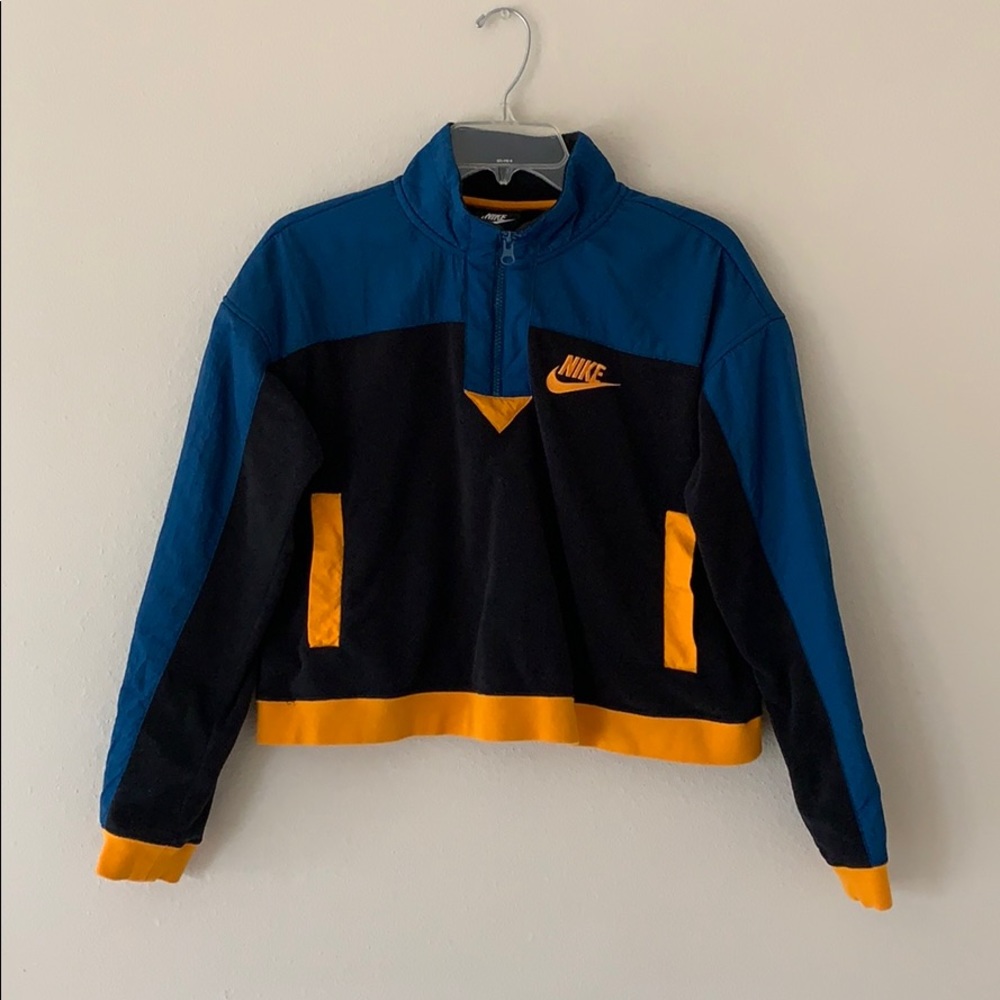 Nike cropped quarter zip